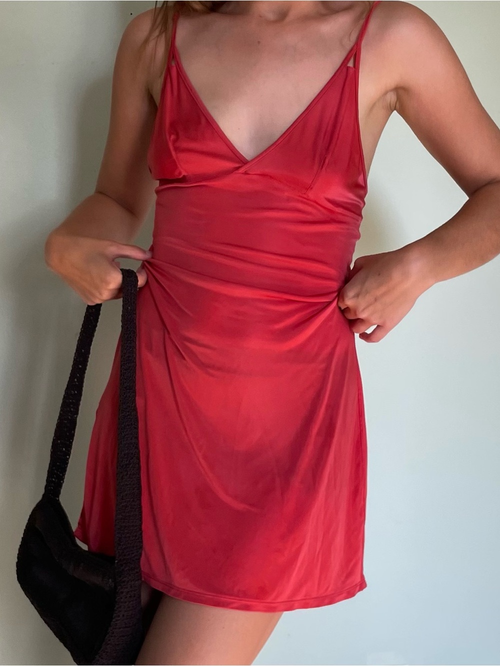 Y2K Vintage Victoria's Secret Gorgeous Red Slip Dress
